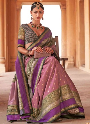Dyed Fancy Matching Saree in Surat
