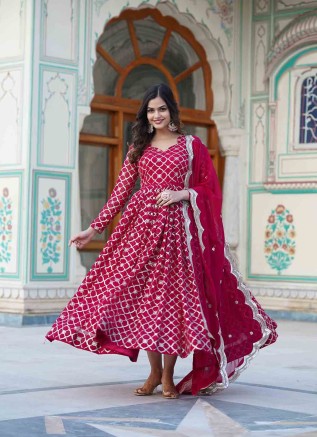 Rayon Embroidered Kurti in Surat